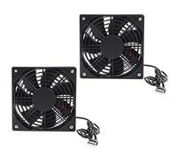 2 Pièces Ventilateur de Boîtier D'ordinateur Ventilateur de Refroidissement Silencieux Ultra Silencieux 5V USB PC Refroidisseur Ventilateur Ventilateurs de Boîtier