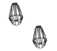 2 pièces ventilateur de plafond noir décor noir pendentif rustique décoration extérieure luminaire ferme luminaire industriel plafonnier abat-jour ventilateur de plafond globe remplacement