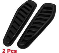 2 Pièces Ventilation Latérale Moteur Capot Voiture Plastique Noir Défense Boitier