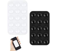 2 Pièces Ventouses en Silicone, Supports De Téléphone Portable, Silicone Ventouse Téléphone, Support Adhésif pour Téléphone Portable, Support Téléphone Voiture Ventouse, pour Les Téléphones Portables