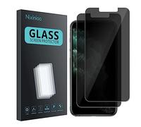 [2 pièces] Verre Trempé Anti Espion pour iPhone 11 Pro/iPhone X,[Anti-Peeping],[Anti-Spy],[Dureté 9H],[Anti Rayures]Privacy Film Protection