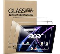 [2 Pièces] Verre Trempé Pour Acer Iconia Tab A10 10.1 Pouces¿[Anti-Rayures,Hd Transparent,Sans Bulles¿Facile Installer]D Couverture Complète Film Protection Pour Acer Iconia Tab A10 10.1 Pouces