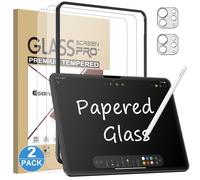 2 Pièces Verre Trempé Pour Ipad Pro 13 Pouces 2024 Protection Ecran Paper Et 2 Pièces Protection Camera Objectif, 9h Film En Vitre Protection Papier Mat, Antireflet[Z853]