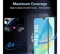 2 Pièces Verre Trempé Pour Samsung Galaxy A16 5g&4g, 2 Pièces Caméra Arrière Protecteur, Dureté 9h, Double Protection Metal + Caméra Verre Trempé, Protection D'écran Anti-Rayures