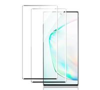 [2 Pièces] Verre Trempé Pour Samsung Galaxy note 10 Plus Pouces, Film en Protection Écran, Dureté 9H Film Protecteur Vitre, Anti-rayures, Sans Bulles, Anti-empreintes, 3D Incurvé Couverture Complète
