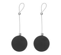 2 Pièces Verrou Rétractable Compact Câble de Sécurité Antivol | ABS et Acier, Enroulement Automatique, Longueur Réglable, Usage Quotidien, Bureau, Atelier, Clés
