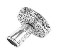 2 Pièces Vintage Rond Métal Plume Porte-Stylo Insertion Porte-Stylo Plume Plume Stylo Support Bureau Dip Stylos Base
