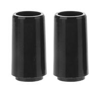 2 Pièces Viroles de Club de Golf Antidérapantes en Plastique Noir | Manchons de Protection pour Arbre, Faciles à Poser, Usage sur Club, Lot Discret, Finition Noire