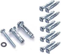 2 pièces, vis autotaraudeuses, ancre for cloison sèche, bouchon de cavité for plaque de plâtre, cheville d'ancrage murale creuse for vis d'expansion de plafond, trous for plaques de plâtre(M6x52mm)