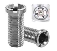 2 Pièces Vis Creuses Pour Éviers,Vis Creuse M12 x 30 mm en Acier Inoxydable,Vis Accessoires de Bouchon de Crépine de Panier D'Évier Pour Cuisine,Convient Pour Éviers de Cuisine et de bar,Évier à Tamis