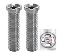 2 Pièces Vis Creuses Pour Éviers,Vis Creuse M12 x 45 mm en Acier Inoxydable,Vis Accessoires de Bouchon de Crépine de Panier D'Évier Pour Cuisine,Convient Pour Éviers de Cuisine et de bar,Évier à Tamis