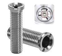 2 Pièces Vis Creuses Pour Éviers,Vis Creuse M12 x 50 mm en Acier Inoxydable,Vis Accessoires de Bouchon de Crépine de Panier D'Évier Pour Cuisine,Convient Pour Éviers de Cuisine et de bar,Évier à Tamis