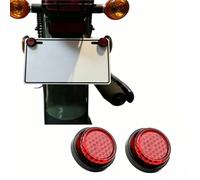 2 Pièces Vis de Plaque D'Immatriculation pour Honda Forza 125 2015-2023, Catadioptre Réflecteur Support Attache Plaque Moto Fixation Arrière