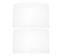 2 Pièces Visière de Protection pour Sablage et Découpe, Verre 3 MM | Lentille Claire Résistante aux Rayures, Légère, les Particules Fines, pour Travailleurs