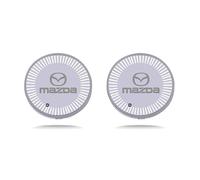 2 Pièces Voiture 7 Couleurs LED Porte-gobelet Tapis,pour Mazda 3 5 6 CX-3 CX-30 CX-4 CX-5 CX-7 CX-8 CX-9 MX-5 sous-Verres antidérapant Anti-Sale Interieur Accessoires,A