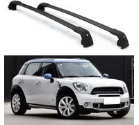 2 Pièces Voiture Barres De Toit Aluminium pour Mini Cooper Countryman R60 4 Door 2011-2016, Barre Transversale Galerie De Toit Antivol Barres Porte-Bagages,Normal-Schwarz