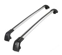 2 Pièces Voiture Barres de Toit pour Audi Q8 2018-2024, Aluminium Transversales Porte Bagages Galerie Toit Rails Réglable Accessoires Extérieurs,A/Black Silver
