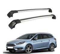2 Pièces Voiture Barres De Toit, pour Ford Focus Estate 2011-2018 Galeries de Toit de Voyage Barre Transversale de Galerie de Toit Auto Accessoires,C