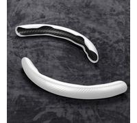 2 PièCes Voiture Couvre Volant pour Chery Dr 4.0 Dr 5.0 Dr 6.0 2020-2024, SegmentéEs Protection Housse AntidéRapant Respirant IntéRieur Accessoires,White