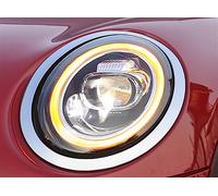 2 Pièces Voiture Phares LED Pour Mini F56 F55 F57 2014-2020 Automobile Lampe Frontale Drl Signal Lentille Couvercle Phare(NORMAL)