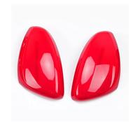 2 Pièces Voiture Rétroviseur Protection Couverture Garniture Pour Peugeot 208 2008 2014 2015 2016 2017 2018 Rétroviseur Latéral Couvre Accessoires(Red)