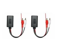 2 PièCes Voiture Sans Fil Module Musique Adaptateur RCA AUX Câble Audio Universel 2RCA Interface Adaptateur 5-12 V