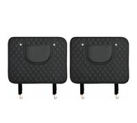 2 Pièces Voiture Tapis Anti-Coups De Pied pour Kia K2 2012-2018 Coussinets Anti-Coups de Pied en Cuir Tapis de Protection Arrière