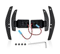 2 Pièces Voiture Volant Palettes Vitesses pour BMW M2 M3 M4 G87 G20 G30 G80 G82 G01 G05 G07 F15 F80 F82 F87 F30 Z4 G29 F30, Palette au Volant Extension Palette Changement Manette Vitesse Palettes
