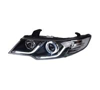 2 Pièces Voitures Phare LED Pour Kia Pour Forte 2010-2014 Phares Feux De Course Automatiques Bi-xénon Faisceau Antibrouillard Yeux D'ange Couvercle Phare(No Bulb)
