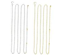 2 Pièces Volleyball Net Mesure Chain - Net Hautter Setter, Chaîne De Mesure De Hauteur Nette | Équipement D'arbitre Pour Ajustement De Filet De Volleyball Précis, Chaîne Pour La Configuration Du Jeu I