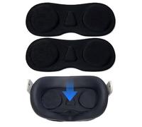 2 Pièces VR Lens Protector Cover, VR Cache Objectif Protection, Compatible avec Meta Quest 3S, Quest 3/2/1, 3S Xbox Edition, Vision Pro, Valve Index et Pico 4, Oculus RiftS, Rayures et Poussière