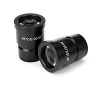 2 pièces WF10X oculaires de Microscope for Microscope stéréo avec réticule Grand Champ oculaire élevé lentille Accessoires oculaires(WF10X MS30mm)