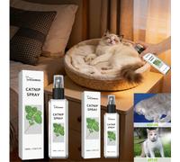 2 pièces Yegbong Spray pour chat, peut aider à soulager l'anxiété du chat et à stimuler l'énergie. C'est un spray de bien-être. Le spray de plante pour chat aide à soulager l'anxiété du chat, à amélio