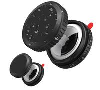 2 Pièces Yisica Coques pour Apple Airtag, Étui Airtag Étanche IPX8 avec Adhésif 3M, Support Autocollant Étui de Protection pour Vélo, Télécommande TV, Drone, Portefeuille (Noir)