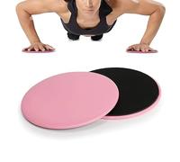 2 Pièces Yoga Sliding Mat, Core Sliders Disque Sport Fitness,Leg Sliders Disque de Fitness Abdominaux Core Disque Glisseur,Double Face Disques de Remise en Forme pour Yoga,Pilates,Gym