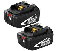 2 Pièces18V 5500Ah Batterie Remplacement pour Makita Batterie 18V 5.5Ah Compatible pour Makita BL1850B BL1860B BL1850 BL1840 BL1830 BL1860 BL1835 BL1845 BL1820B avec Indicateur LED