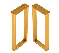 2 Pieds de Meuble Pieds de Table métallique Robuste de 28" de Haut, Pieds de Bureau Moderne pour Salle à Manger Industrielle, Pieds carrés en Tube d’Acier pour Table Basse, avec vis, pour ta