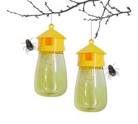 2 Piège À Abeilles, Sac Piège À Frelons Asiatiques, Attrape-guêpes Jaunes Suspendu, PiègeÀ Mouches À Veste Jaune Réutilisable, Attrape Guêpes Et Frelons pour L'extérieur pour Jardin Et Patios, Écurie