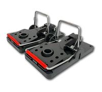 2 pièges à Rats Roshield - Qualité Professionnelle et pièges Anti-nuisibles Robustes pour Une neutralisation instantanée - réutilisable et Facile à Mettre en Place