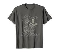 2 Pierre 3:18 Faites Pousser des Fleurs Vintage avec grâce T-Shirt