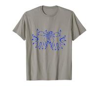 2 pieuvre diable équipe hell friends satan mal doux comique amusant T-Shirt