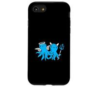2 pieuvres Diable Ange Ciel équipe Enfer Amis Deux Couples Coque pour iPhone SE (2020) / 7/8