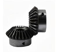 2 pignons coniques, module 1,5, 16 dents, vis à tête conique, alésage M5(8 mm bore)