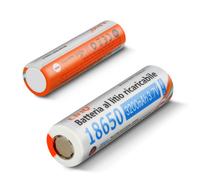 2 Piles 18650 Lithium 3200mAh 3.7V Rechargeable Tête Plate 3200JT LinQ