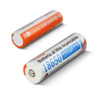 2 Piles 18650 Lithium 3200mAh 3.7V Rechargeable Tête Standard 3200JT LinQ