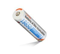 2 Piles 18650 Lithium 3200mAh 3.7V Rechargeable Tête Standard 3200JT Orange