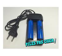 2 PILES ACCUS RECHARGEABLE 18650 3.7V 8800Mah BATTERIES PUISSANT + CHARGEUR 2016