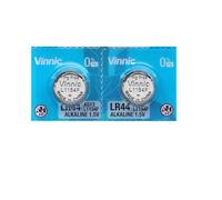 2 piles AG13 Vinnic / AG13 / L1154 / LR44 / 157 / V13GA / RW82 / A76