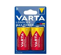 Varta Piles alcalines Longlife D LR20 Max Power MN1300 1,5V Mono – 2 piles neuves