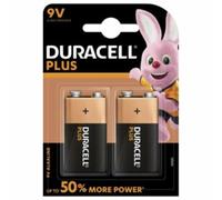 Duracell Plus-9V B2 Pile 6LR61 (9V) alcaline(s) 9 V 2 pc(s)